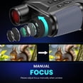 thumbnail image 4 of Jumelles de Vision Nocturne pour Adultes et Enfants - Écran 4,5 Pieds' Lunettes de Vision Nocturne Infrarouges avec Étui, Vidéo 4K et Photos 36MP, Zoom Numérique 8X, 7-L, 4 of 7