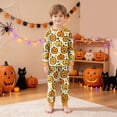 thumbnail image 5 of TOWED22 Toddler Girls Boys Halloween Pumpkin Pajamas Cotton Pjs for Boy Jammies Little Kids Sleepwear Clothes Sets(Yellow,7-8 Y), 5 of 9