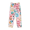 thumbnail image 4 of Balery Cupcakes and Donuts print Men's Pajama Pants,Ultra Lightweight Pjs,Lounge Pant-Medium, 4 of 9