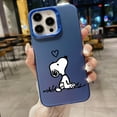 thumbnail image 3 of Funda de teléfono de perro Snoopy de dibujos animados para Iphone 14 15 12 11 13 PRO MAX Plus contraportada a prueba de golpes, 3 of 5