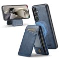 thumbnail image 2 of Compatible with Magsafe Magnetic 2 in 1 Detachable Wallet Case with Card Holder for Samsung Galaxy S25 Plus, for Women Men, PU Leather Flip Kickstand Credit Slots for Samsung Galaxy S25 Plus, Blue, 2 of 10