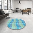 thumbnail image 4 of Ahgly Company Tapis Rectangulaire Lavable en Machine Intérieur Transitionnel Macaw Bleu Vert, 2 Pieds x 5 Pieds, 4 of 7