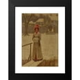thumbnail image 2 of Edmund Blair Leighton 11x14 Black Modern Framed Museum Art Print Titled - The Winter Walk (1904), 2 of 5