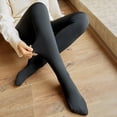 thumbnail image 3 of Medias de Invierno de Moda Yinane Pantimedias Térmicas Elásticas Negro Con Pies 200g, 3 of 7