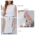 thumbnail image 1 of Blusa De Manga Larga, Blusa De Manga Larga Para Mujer Con Diseño De Botones De Moda Falbala Para La Vida Diaria Ccdes Otros, 1 of 6
