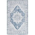 thumbnail image 2 of Safavieh Arizona 6'-0" x 9'-0" Polyester Power Loomed Rug in Ivory / Blue, 2 of 13