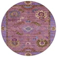 thumbnail image 2 of Addison Rugs Chantille Indoor/Outdoor Traditional Global Pink Machine Washable Round Rug, 8' x 8', 2 of 8