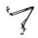 thumbnail image 1 of Soporte de brazo para micrófono con suspensión ajustable y soporte tipo tijera para micrófono Soporte de escritorio para micrófono con clip para micrófono, 1 of 12