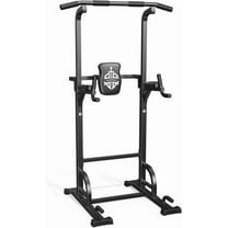 Sportsroyals Pull Up Bar Dip Station Power Tower Assistive Trainer Multi-Function Home Gym Strength Training Fitness Equipment 450LBS