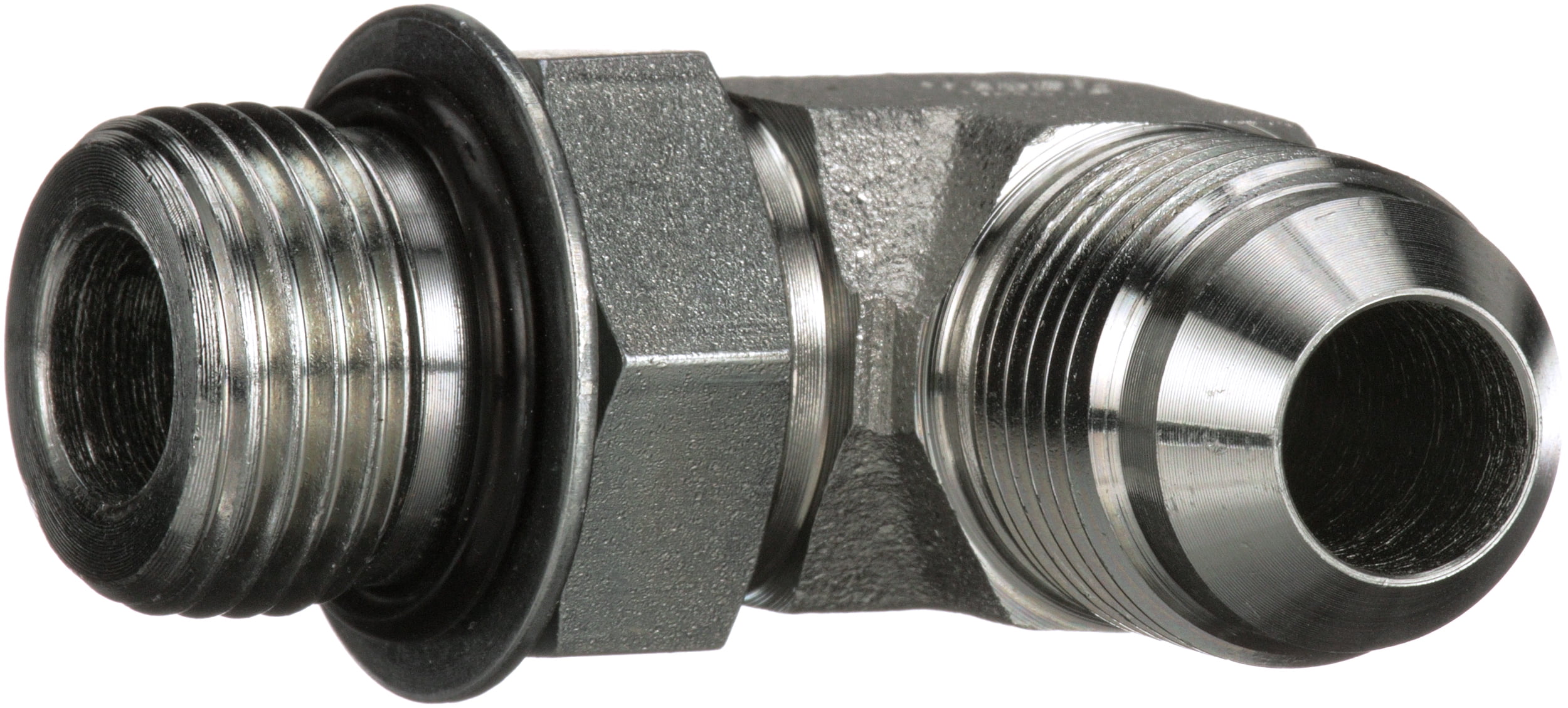 Male O-Ring Boss to Male JIC 37 Flare - 90 (SAE to SAE)