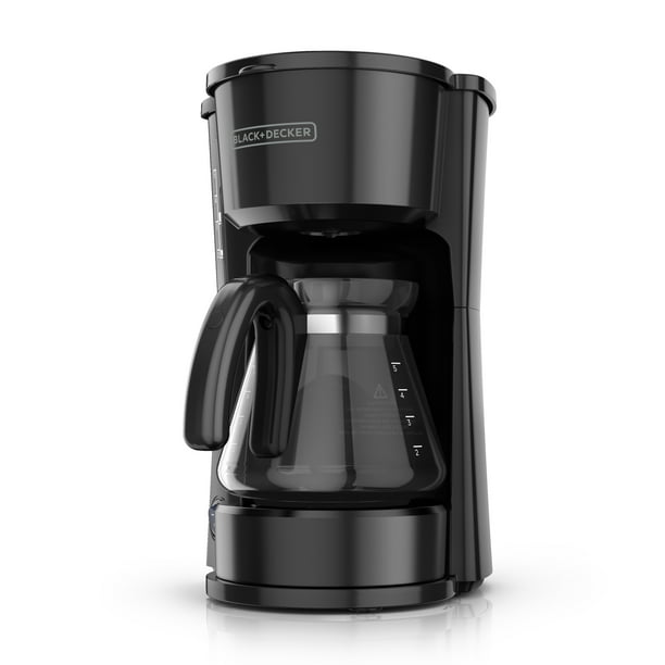 BLACK+DECKER 4-in-1 5-Cup* Coffeemaker, Black, CM0750B