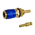 thumbnail image 1 of Kenally Conexión rápida hembra de 6 mm para máquinas Uni Mig y Female Barb Materiales de construcción azul, 1 of 6