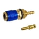 thumbnail image 1 of Scienceny Conexión rápida hembra de 6mm para soldadoras Kemppi Uni Mig Ra Zor hembra rápida Materiales de construcción azul, 1 of 6