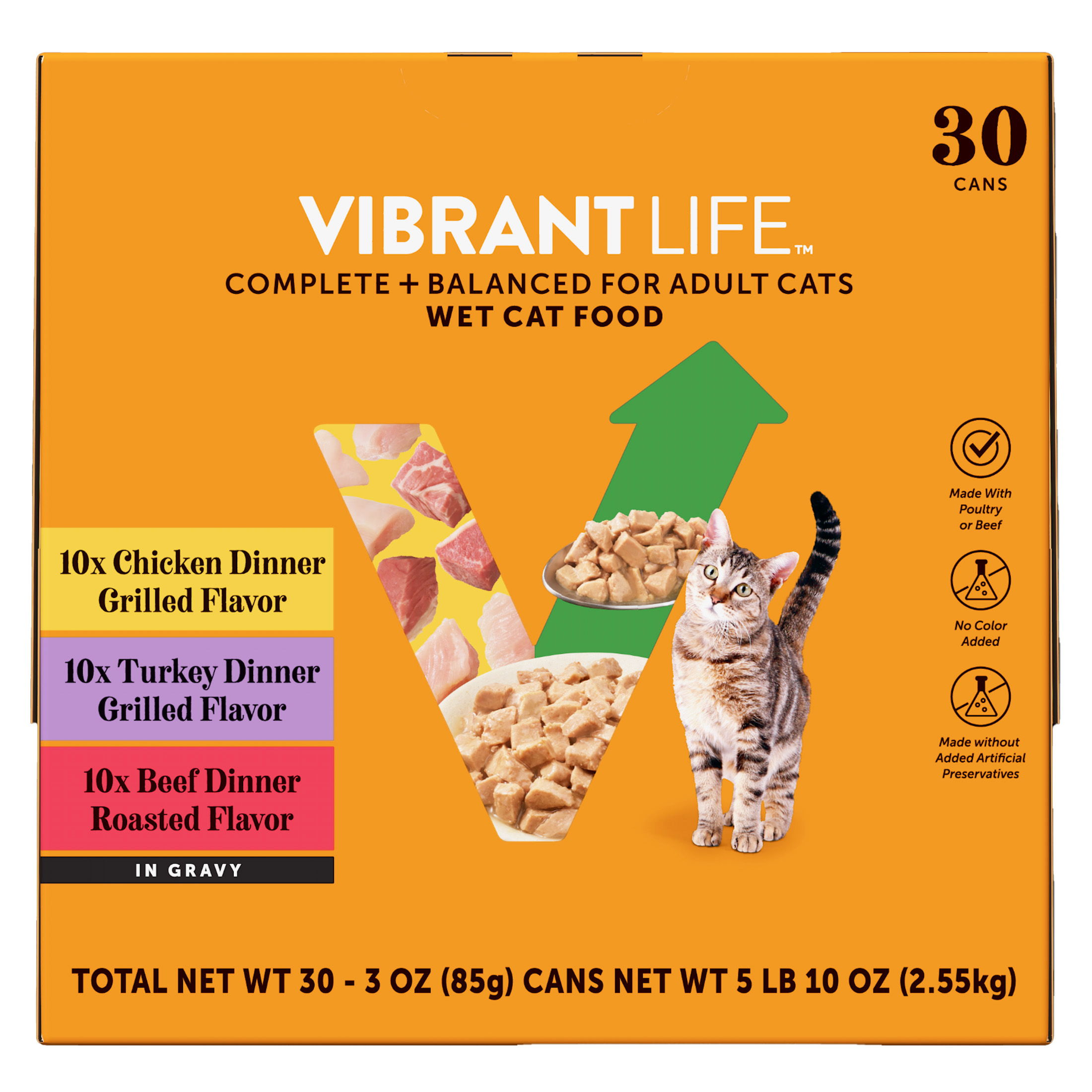 Vibrant Life Variety Pack Grilled & Roasted Wet Cat Food 30 Count photo 8