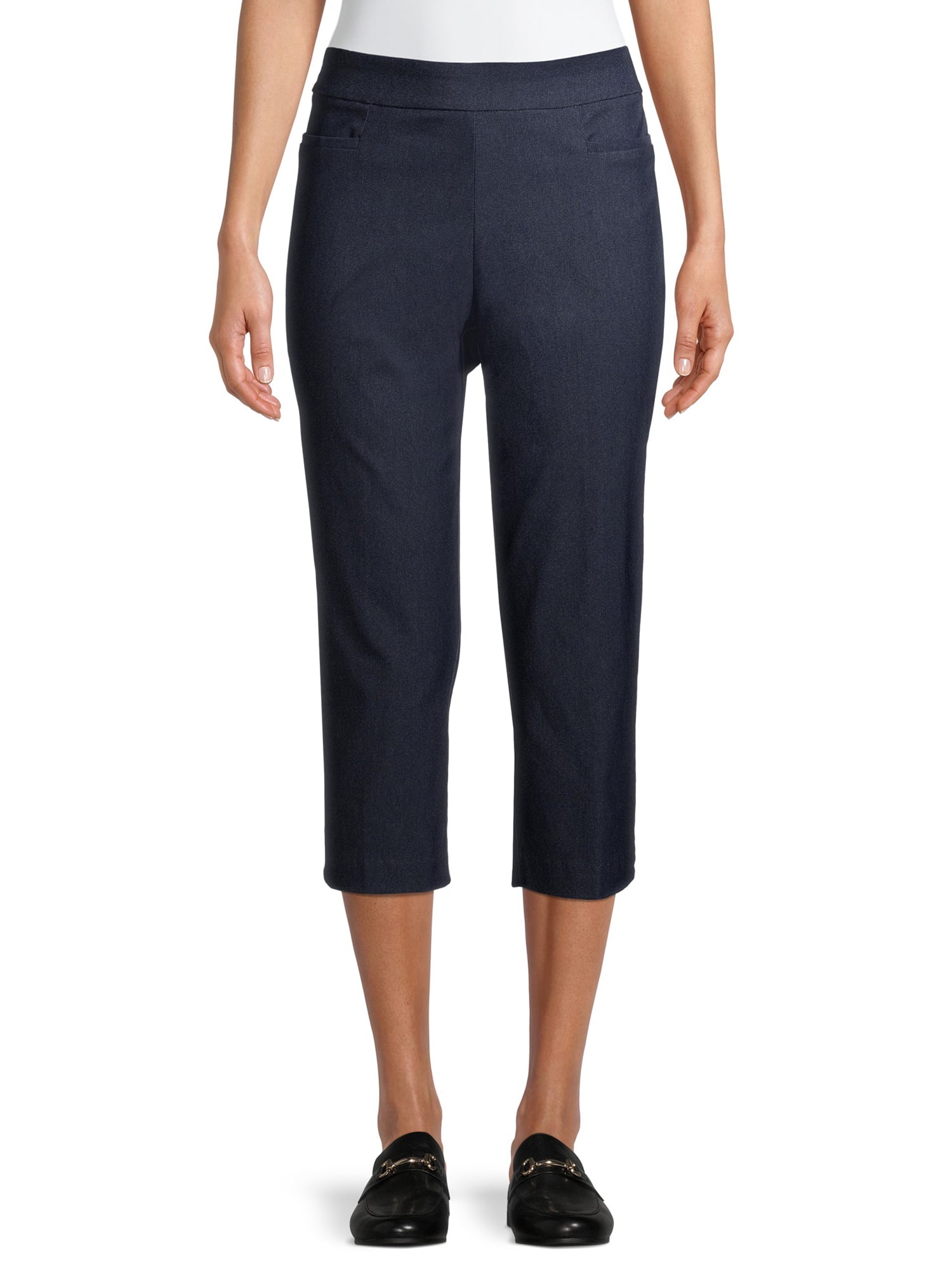 Time and Tru Womens Capris | Purple 