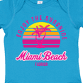 thumbnail image 4 of Inktastic Summer Enjoy the Sunshine Miami Beach Florida in Pink Boys or Girls Baby Bodysuit, 4 of 5