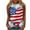 Multicolor-1, variant on VerPetridure American Flag Print Tank Tops Women USA Stars Stripes Patriotic T Shirt Summer Loose Vest Tees