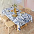 thumbnail image 3 of Pioneer Flower Floral Print Pattern Rectangle Tablecloth 60"x120", Waterproof Polyester Table Cloth, Wipeable Spillproof for Dining Camping Indoor Outdoor, 3 of 6