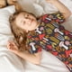 thumbnail image 5 of Balery Mushrooms And Leaves Conjunto de Pijama Infantil de Manga Corta con Estampado – Ropa de Dormir de Algodón Suave-4X-Large, 5 of 6