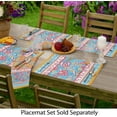 thumbnail image 2 of Home Bargains Plus French Belle Fleur Paisley Bordered Print 52 x 52 inch Square Fabric Tablecloth, 2 of 9