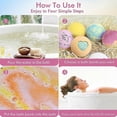 thumbnail image 3 of Bath salt ball set cleansing bath tablets bath ball aromatherapy bath salt bath bath ball, 12 pieces, 3 of 5