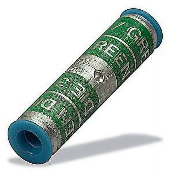 Abb Crimp Wire Connector, 4 AWG Max, Green, None Insulation, 35 kV 60512