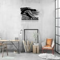 thumbnail image 4 of Craftnamesign Custom US Flag Duck Metal Wall Art LED Light, Custom Duck Name Sign Home Decor, 4 of 5