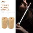 thumbnail image 2 of OULII 2Pcs Cork Plugs for Flute Softwood Khaki Enhance Sound Quality, 2 of 8