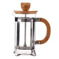 thumbnail image 4 of OFFIGAM 1Pcs Tea Brewing Coffee Brewer Bamboo Material with Filter for Outdoor Leisure Orange, 4 of 8