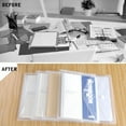 thumbnail image 4 of Toplive File Folders,12 Packs Plastic Envelopes Clear A5 Letter Size Waterproof Poly Envelopes Folders with Snap Closure for Office School Supplie, 4 of 7