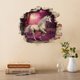 thumbnail image 1 of Adhesivo de pared con acuarela, diseño de unicornio, fantasía mágica, 55 x 50 cm, 1 of 2