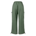 thumbnail image 4 of WILLBEST Pantalones Casuales de Mujer, Cintura Alta, Pierna Ancha, Holgados, para Uso Diario, Cómodos, para Verano y Otoño. Chica, 4 of 4
