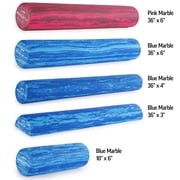 OPTP PRO-Roller Soft Density Foam Roller – Low Density Soft Foam Roller for Physical Therapy, Pilates Foam Roller and Yoga Foam Roll Exercises, and Muscle Recovery - Blue 36 x 6