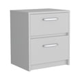 thumbnail image 2 of Mesa Noche Argento Madera Aglomerada MDP Blanca Excelsior, 2 of 5