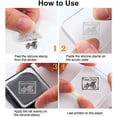 thumbnail image 6 of Middle Ages Postage Clear Stamps Knight Dragon Silicone Clear Stamp Seals Horse Construction Ticket Transparent Stamps for DIY Scrapbooking Cards Making Photo Album Journal, 6 of 7