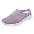 thumbnail image 2 of IUJSOY Women's Breathable Mesh Walking Mules Sneakers Open Back Soft Sole Casual Slip on Shoes, 2 of 5