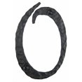 thumbnail image 2 of Spanish Rustic Hammered Wrought Iron Address Number 4 inch 0 (Black), 2 of 4