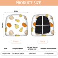 thumbnail image 3 of Fall Pumpkins Pattern Seat Covers for Dining Room Chairs Set Of 4,Stretch Printed Washable Chair Seat Cover with Elastic Ties and Button,Removable Waterproof Couch Cushion Covers, 3 of 6
