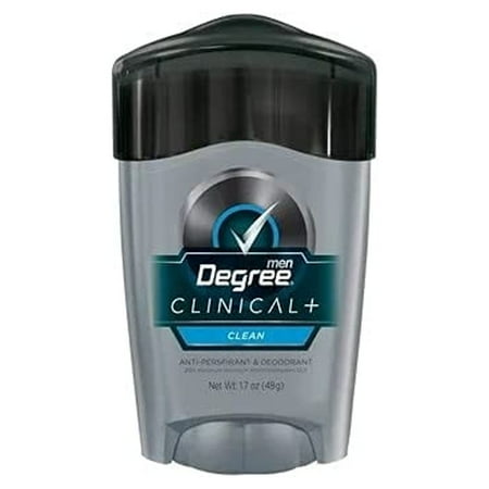 Degree Men Clinical Antiperspirant, Clean, 1.7 Ounce (Pack Of 2)