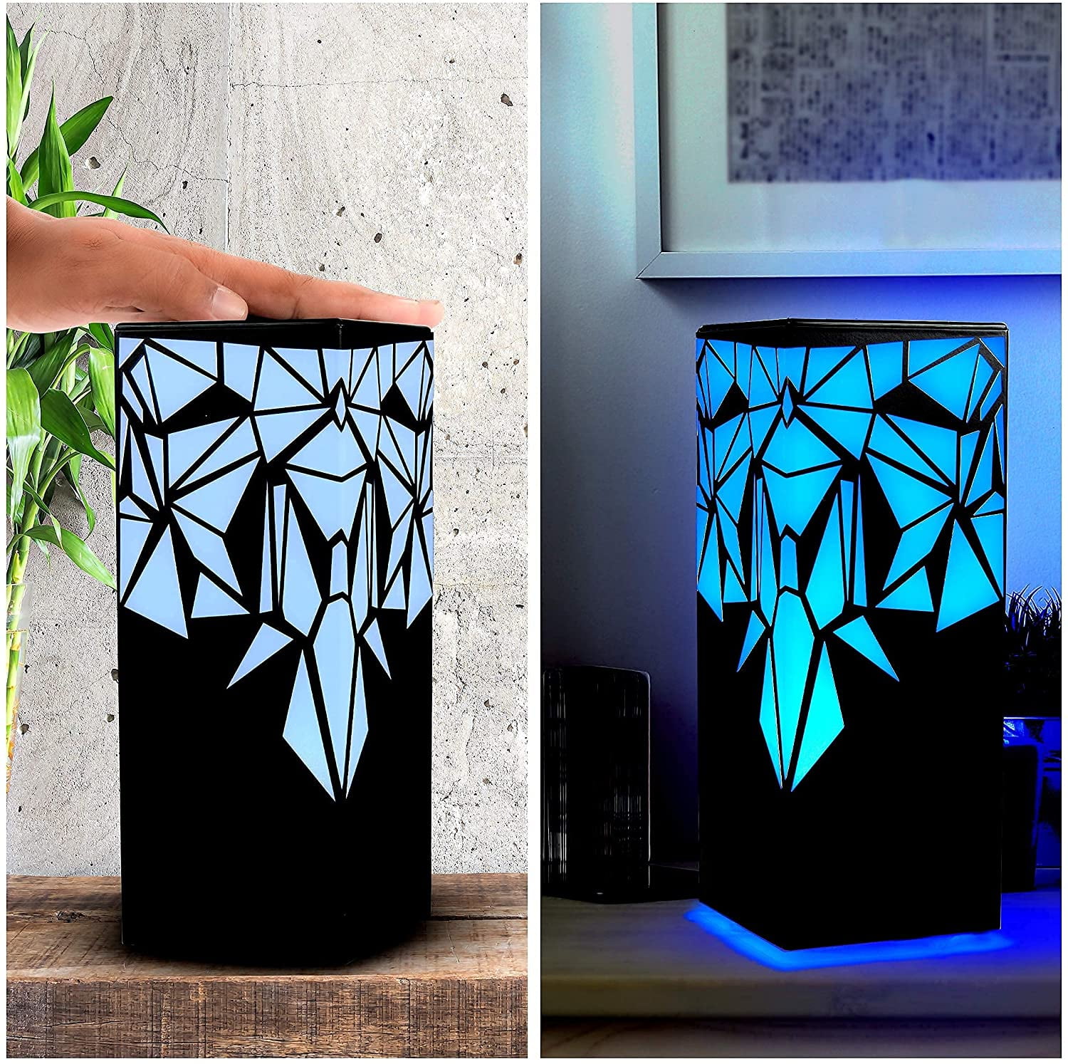 Telepathy Friendship Lamp - Distance Wifi Touch Lamp by Zoci - Raining Diamonds Design | Gifts 200+ Colours, Matt Finish - Walmart.com
