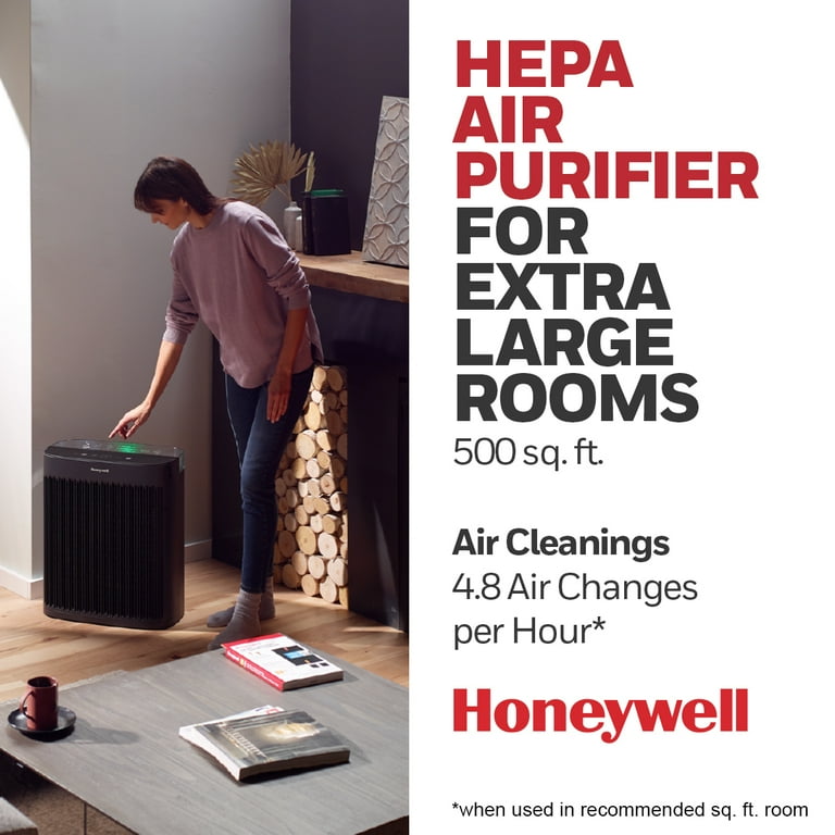 Honeywell InsightTM HPA5300B 500 Sq. Ft. HEPA Air Purifier Black
