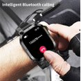 thumbnail image 6 of Nkmbld HD Rugged Smart Watch Clear Color Screen Metal Case Bluetooth Call Sports Outdoor Large Capacity Battery Smartwatch, Black, 6 of 8