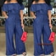thumbnail image 4 of Ejy nueva casual para mujer Bodycon mono Jeans mono Jeans pantalones de mezclillapangjing, 4 of 4