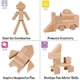 thumbnail image 5 of Bloques de construcción Pidoko Kids de madera, 100 unidades con almacenamiento para niños pequeños, 5 of 8