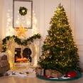 thumbnail image 4 of Uten 39-Inch Round Christmas Tree Skirt, Christmas Tree Collar Cover for Holiday Home & Party Decor, 4 of 10