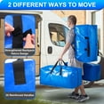 thumbnail image 4 of Ammaker Heavy Duty Moving Bags with Backpack Straps, Extra Large Clothes Storage Containers with Handles and Zippers 2 Pack, 4 of 8