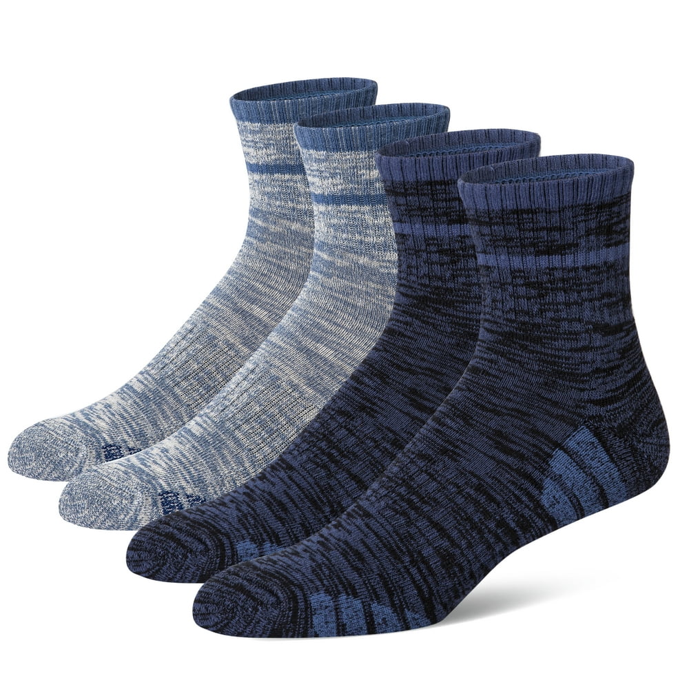 U&I Socks - u&i Men's Performance Cotton Mid Cut Quarter Athletic Socks ...