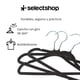 thumbnail image 2 of Set De 50 Ganchos Metalicos Infantiles Cubiertos con Terciopelo, 2 of 6