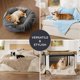 thumbnail image 4 of Manta para mascotas Bedsure Dog para perros medianos, lavable, azul, 4 of 8