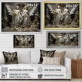 thumbnail image 4 of Designart "Angel Guardians in the Church II" Spiritual Floater Framed Wall Art Print, 4 of 7
